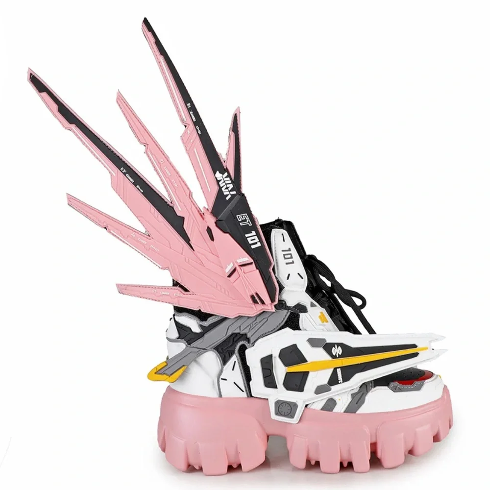 SOLD* on the bay‼️Anthony Wang Soursop 04 Destiny Pink Platform Sneakers - Picture 1 of 11